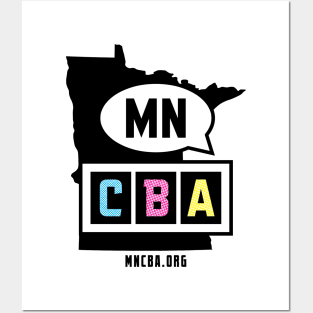 MNCBA Minnesota State Silhouette Logo Posters and Art